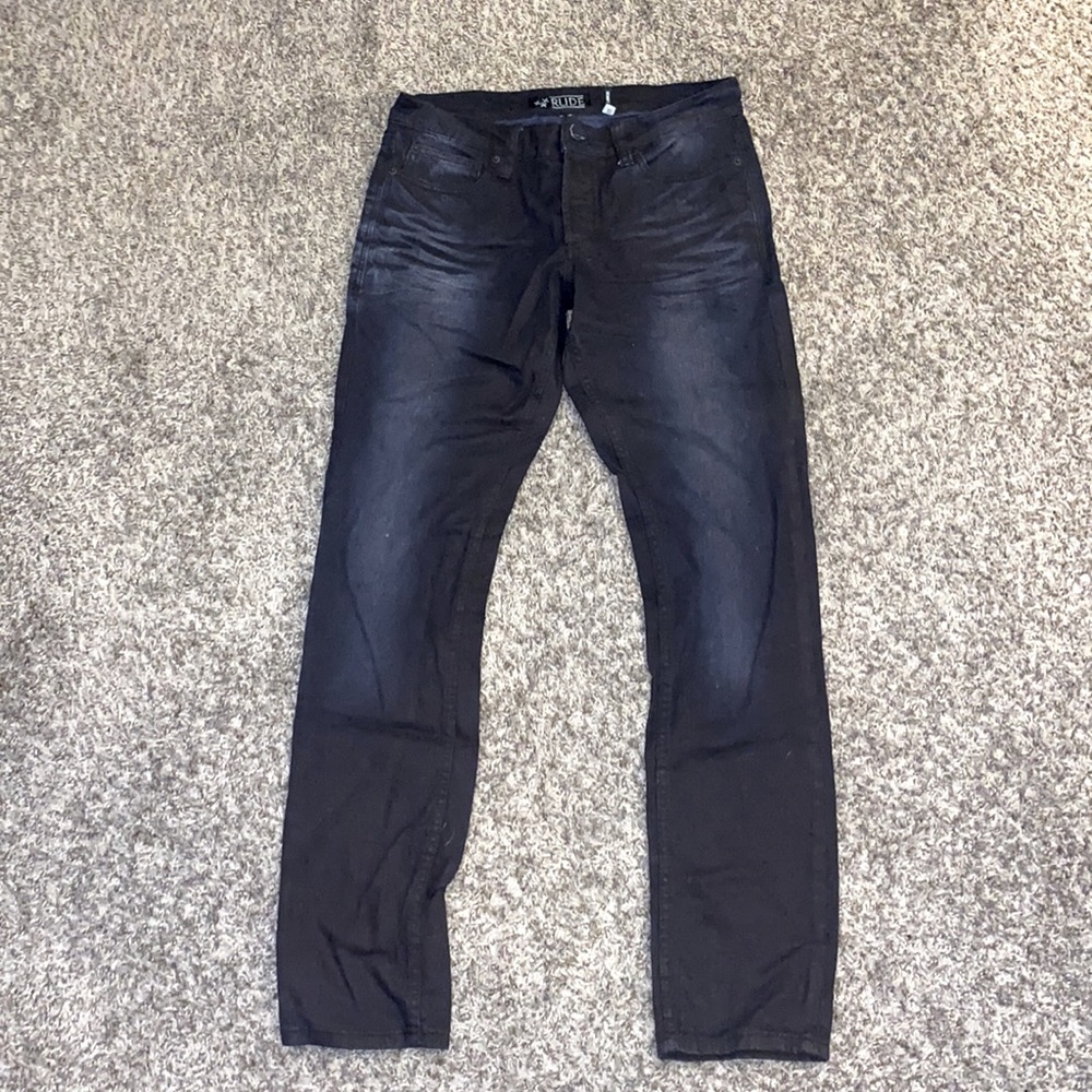 RUDE Purple Skinny Jeans